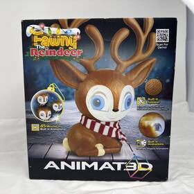 Mindscope 603625379157 Fawny The Reindeer Animated Talking Christmas Decoration Works Great