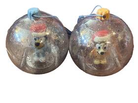 Moose Toys 630996176207 Bluey Bingo Family Ornament Kids Christmas Tree Decor Figurine Santa Hat Gift