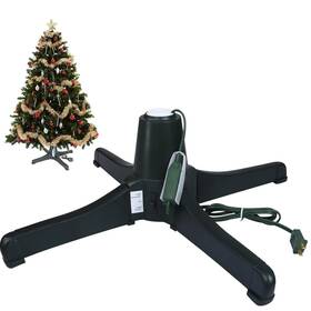 Moqruao 797505746433 Rotating Christmas Tree Stand 360-degree Large St