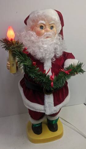 Motrix Industries 097013000813 Vintage 1992 Ind. 24 Inch Christmas Traditions Animated Santa Claus