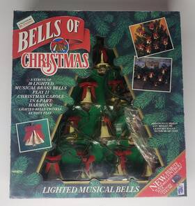 Mr. Christmas 051053002275 1992 Bells Of Lighted Musical Brass 21 Carols Works