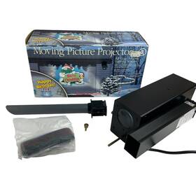 Mr. Christmas 051053003494 Moving Picture Projector 10 Holiday Movies Outdoor Lights Halloween