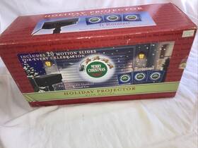 Mr. Christmas 051053605025 Holiday Projector With Motion 20 Slides Discs Rotates