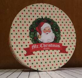 Mr. Christmas 051053851569 Ceramic Plates Set Of 6 8.5 Inch With Orig Packaging Retro