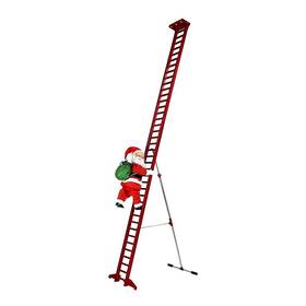 12085 Mr. Christmas 10ft Animated Climbing Santa Outdoor Decoration Ladder Lights Music