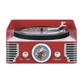 Mr Christmas 13351 Nostalgic Record Player Tabletop Deck The Halls Jingle Bells In Box