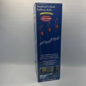 477654 Mr. Christmas #477654 Shepherds Hook Pathway Bells Lighted Musical Outdoor Decor 2011