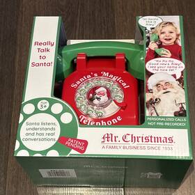 Mo13599 Mr. Christmas Santas Magical Interactive Telephone Desk Decor Nib