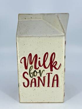 Mud Pie 718540783030 New With Tag Mudpie Milk For Santa Set Christmas Holiday Decor Cute Jug