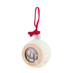 Mud Pie 718540860205 Cermaic Christmas Ornament Family 4 Inch Dia