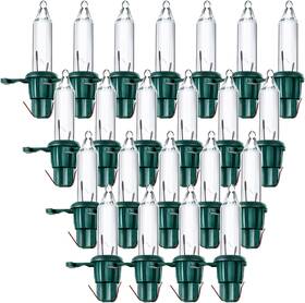 Mudder 313037343379 60 Count Replacement Christmas Tree Light Bulbs 2.5v 0.425 Watt Replaceme