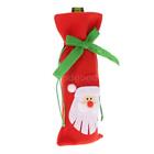 Mvd7248992519114ut Festnight Red Wine Bottle Cover Bag Christmas Dinner Table Decoration