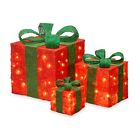 Mzgb-asst-4l-1 National Tree Company Lighted Gift Boxes Christmas Decoration 0729083927645