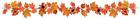 90661 N-a Beistle Autumn Garland 885745953251