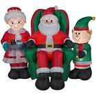 N-a Gemmy Airblown Pole Santa And Friends By Industries 619639945974