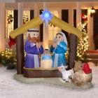 N-a Gemmy Lightshow Airblown Inflatable Kaleidoscope Nativity Scene Outdoor 5014174323198