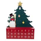 N-a Kurt Adler Wooden Snowman With Tree Advent Calendar 783327935902