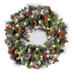 N-a National Tree Company Inch Crestwood Spruce Wreath With 729083868900