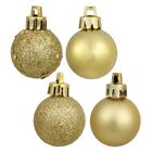 N590608 Vickerman Finish Ornament Assorted Set Of Gold 734205163269