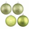 N591213a Vickerman Multi Finish Ball Ornament Set Of