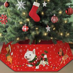 Nahjiiem 737879906453 Christmas Tree Collar For Artificial Trees Decoration Gift Dog