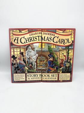 51795 Nancy Hall Inc Charles Dickens A Christmas Carol Story Book Set Advent Calendar Tree Ornaments
