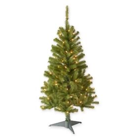 Cfg7-303-40 National Tree 4-foot Canadian Grande Fir Pre-lit Christmas With Clear