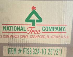 32a-1 National Tree Company Christmas Artificial Stand Black Fts8