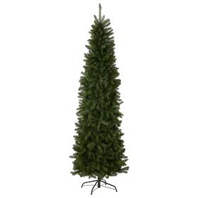 National Tree Company 729083175701 Artificial Slim Christmas Green Kingswood Fir Includes Stand 7 Feet