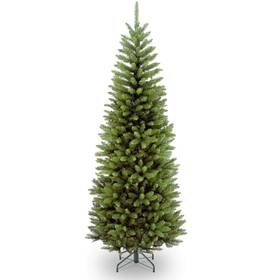 Kw7-500-60 National Tree Company 6ft Kingswood Fir Slim Artificial Christmas Unlit 629 Tips Stand Green