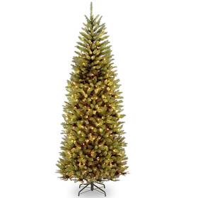 Kw7-d52-75 National Tree Company Artificial Pre-lit Slim Christmas Green Kingswood F