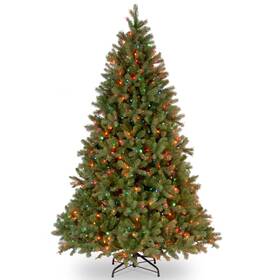 Pedd1-325-65 National Tree Company Pre-lit Ftfeel Realft Artificial Full Christmas 6.5ft