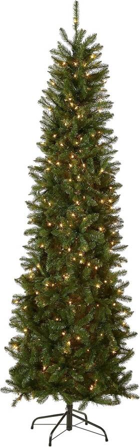 Kw7-300-60 National Tree Company Artificial Pre-lit Slim Christmas Green