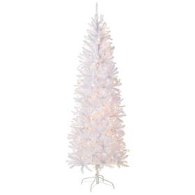Kww7-300-70 National Tree Artificial Pre-lit Slim Christmas White Kingswood Fir Lights I
