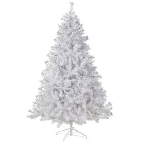 Wchw7-500-75 National Tree Company Artificial Christmas Includes Stand White With Silver Glitte