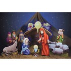 Nativity Scene Standee Cardboard Set Christmas Decoration Indoor Holiday Decor 741755310005