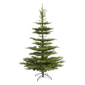1325 Nearly Natural 192897265676 7.5ft Layered Washington Spruce Christmas Tree With And Green