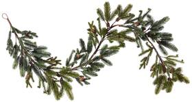 B0044ay9ou Nearly Natural 60 Inch Pine And Pinecone Christmas Garland - Green Faux Needles Cones