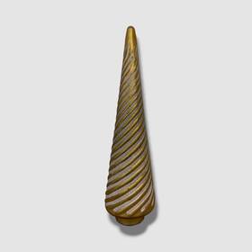 Neiman Marcus 810125592935 195 Matte Gold Christmas Tree With Silver Glitter
