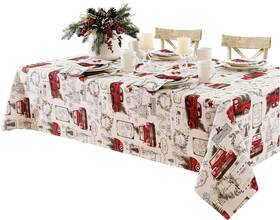 Newbridge 739550336771 Christmas Pine Hill Tree 52 Inch X 70 Rectangle Farm Fresh