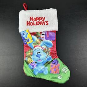 Nickelodeon 193849038102 Blues Clues And You Blue Velour Christmas Stocking