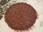 Nicole Miller Beaded Crystal Rhinestone Red Placemat Christmas Santa Holiday