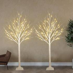 Gp-sw240dc0150t-ip44 Ningbo Golden Power Electronic Co Ltd 2-pack 4ft Lighted Birch Tree For Indoor Christmas 4ft-2pk Warm White