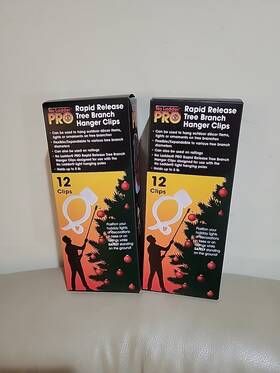 74039-25cosdd No Ladder 24 Pro Outdoor Tree Branch/railing Hanger Clips For Christmas Lights