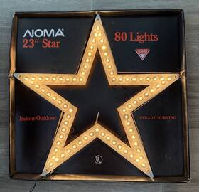 Noma 028208114824 23 Inch Christmas Nativity Star 80 Lights Clear Lite Marque Indoor Outdoor