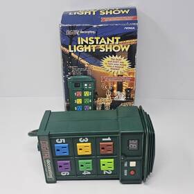 Noma 028208400002 Christmas Digital Decorating Instant Light Show 19 Pre-programmed Magic
