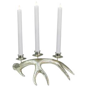 Northlight 191296931649 12 Inch Champagne Deer Antler Christmas Taper Candle Holder