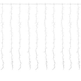 34318915 Northlight 600 Led Warm White Curtain Christmas Lights - 6.5 Foot Clear Wire