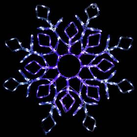 35256332 Northlight 23 Inch Lighted Snowflake Window Silhouette Christmas Decoration