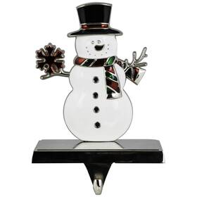 35764376 Northlight Smiling Snowman Christmas Stocking Holder - 6 Inch